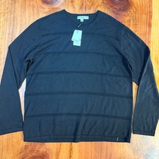 NEW Calvin Klein Mens Pullover Sweater XXL Crew neck Cotton Modal Knit T3-26