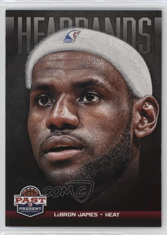 2012-13 Panini Past & Present Headbands LeBron James #12 1ek2