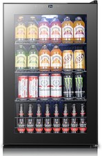 Yeego Beverage Refrigerator Cooler 65/85/105/130/155 Cans 34 F -54 F Home Office