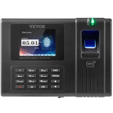 Time Clock, Fingerprint Time Clocks for Employees Small Business, Biometric Tim