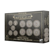 GW Warhammer Horus H  Legions Imperialis - Order Tokens & Objective M SW (New)