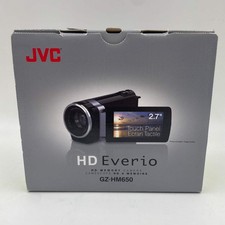 JVC HD Everio HD Camcorder GZ-HM650BU with Charger