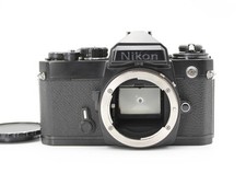  Exc 5 Nikon FE Black 35mm SLR Camera Tested From Japan