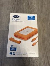 LaCie 2TB Rugged Portable External Hard Drive | Thunderbolt and USB - C