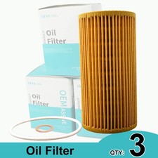 3x Ölfilter Satz Für Ford Focus II Mondeo IV 2.5 1371199 1421704 6M5G-6744-AA DE