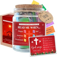 Christmas Bible Verse Jar, Accessories, Prayer for Women