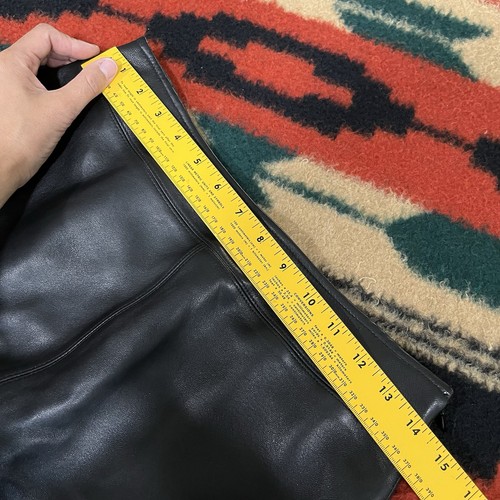 Vintage 90er Jahre 100 % Leder Minirock Damengröße 6 von Petite Sophisticate - Bild 9 von 11
