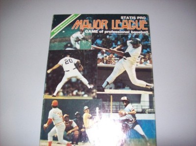 Vintag 1978 Statis Pro Major League Baseball Sports Illustrated Avalon Hill