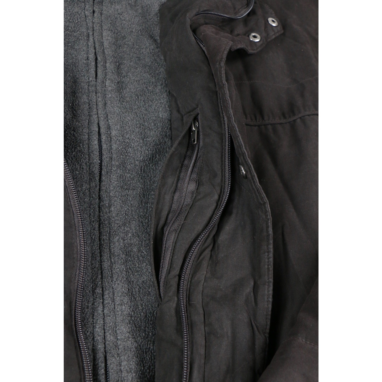 Croft & Barrow Jacket Mens XXL Black Full Zip Winter Coat Lined Heavyweight image 5