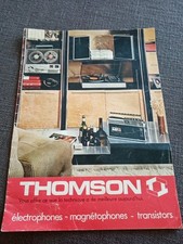 1960/1970 catalogue THOMPSON  ELECTROPHONE TRANSISTOR RADIO  VIDEO SON VINTAGE
