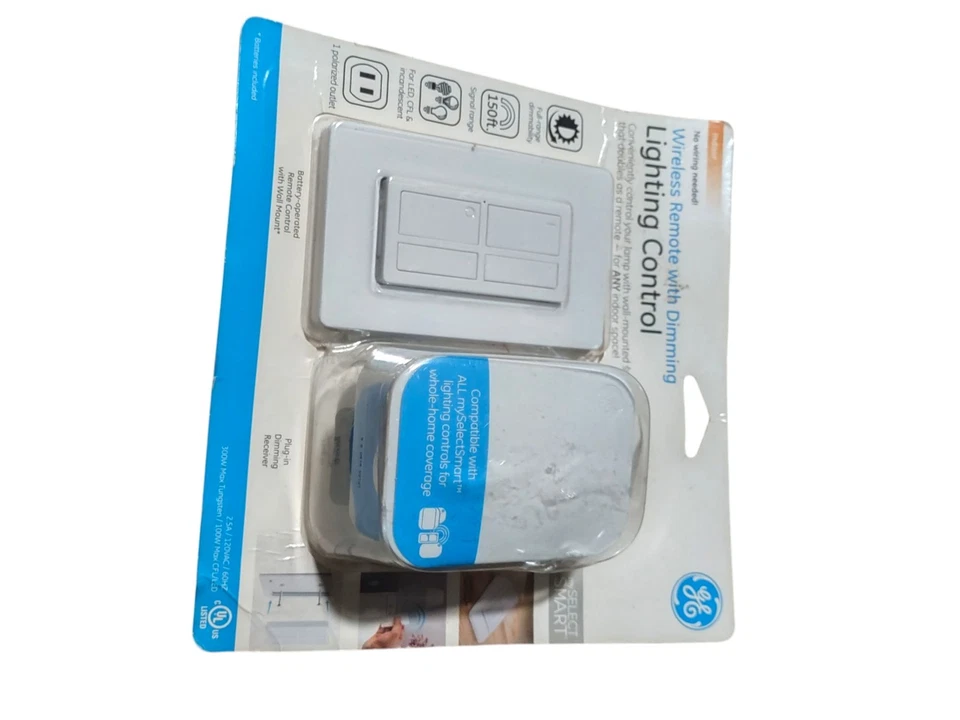 Control remoto inalámbrico con luz tenue juego de 2 paquetes envío rápido gratuito Foto 4 de 4