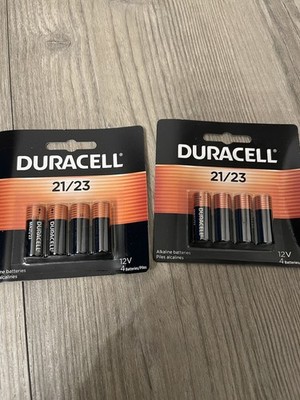 NEW 4 Pack x 2 Duracell 8 Batteries 21/23 12 Volt MN21 8/2029