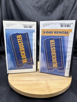 Blockbuster Video Dr. Dolittle 1 & 2 VHS