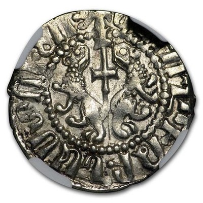 PCGS MS63 アルメニア王国 レオ1世 トラム銀貨1198-1219 AD PCGS MS63 アルメニア王国 レオ1世 トラム銀貨1198-1219 AD PCGS MS63