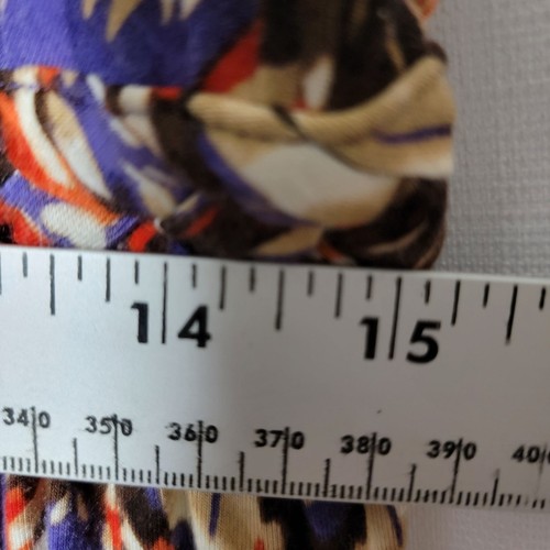 Spense Womens Maxi Dress Sz XL Sleeveless V-Neck Braided Waist Tribal - Picture 10 of 12