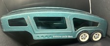 Vintage Pressed Steel Green Structo Auto Haul Car Hauling Trailer 16