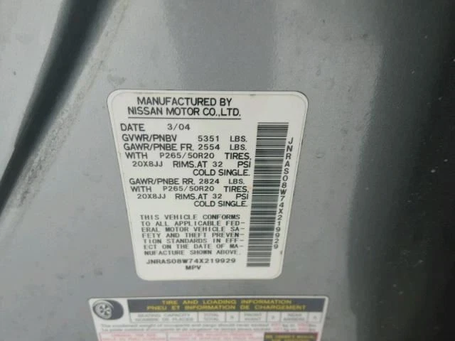 Consola techo delantero con techo corredizo compatible 03-05 INFINITI FX SERIES 956954 Foto 4 de 4