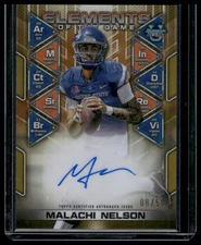 2024 Bowman U Best #ETG-MN Malachi Nelson Elements of the Game Auto Gold #/50