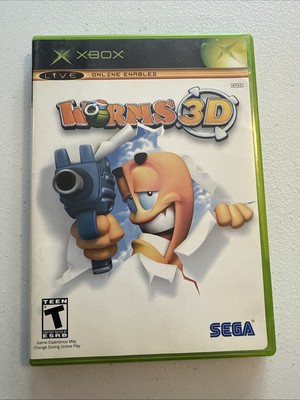 Worms 3D - Microsoft XBOX Game - Authentic CIB Authentic Tested Video Game Works