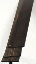 Macassar ebony BASS guitar fretboard blank 3x28" MF57