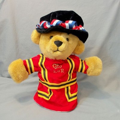 Merrythought Beefeater Bear Hand Puppet 10.5  Handmade in England w/ Tag