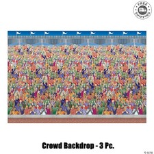 Crowd Backdrop - 3 Pc.