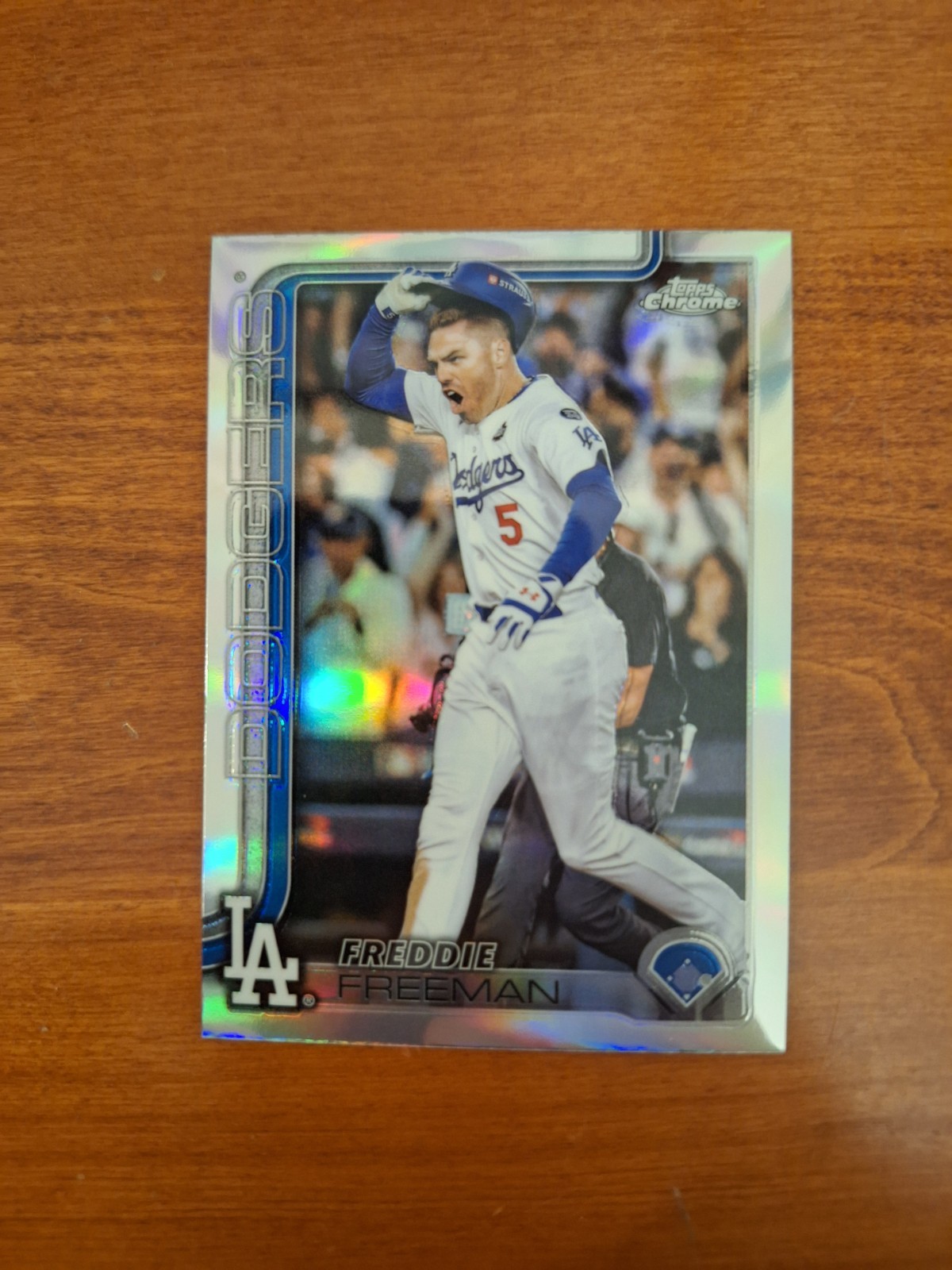 2025 Topps Chrome Freddie Freeman #23 Image Variation SP Dodgers