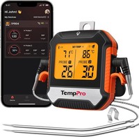 Fleischthermometer Bluetooth 135M Grillthermometer Kochthermometer Digital