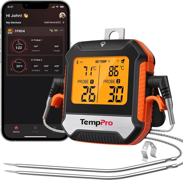 Fleischthermometer Bluetooth 135M Grillthermometer Kochthermometer Digital-image