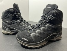 Lowa Innox GTX Gore-Tex Mid Black Gray Men's Size 7.5 Hiking Boots 310603-9930