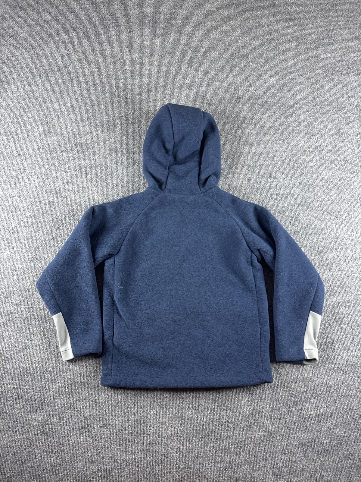 The North Face Chimborazo Hoodie Boys S Blue Jacket Sherpa Fleece Full Zip Gorp