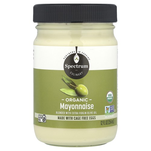 Organic Mayonnaise Blended With Extra Virgin Olive Oil, 12 fl oz (354 ml)
