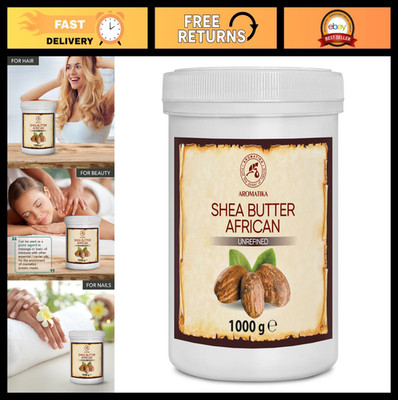 100% Pure Unrefined Shea Butter 35 Oz - Cold Pressed Natural Body & Hair Care