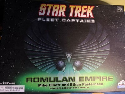 WizKids Board Game  Star Trek - Fleet Captains Romulan Empire Expansion Box
