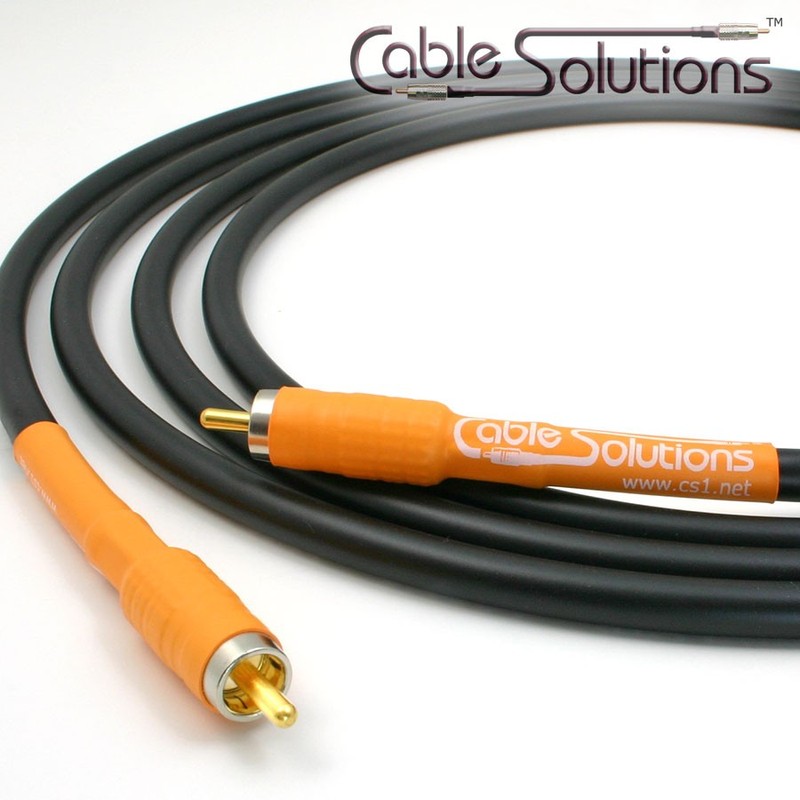 Cable Solutions Signature Series 77 Coaxial Digital Audio Interconnect Cable 1m