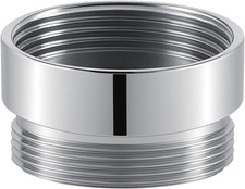 Faucet Aerator Adapter - 55/64 inch Female to 55/64 inch Male, Chrome Brass S...