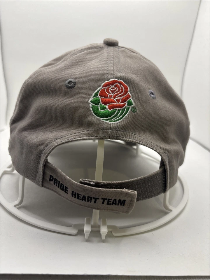 Gorra de fútbol americano universitario de Texas 2005 Rose Bowl Nat'l Champ, fanático de los deportes de la NCAA Foto 3 de 4