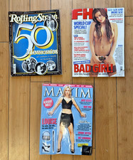 Rolling stone 50 momentos, FHM Magazine, Maxim Magazine - Vintage Collection