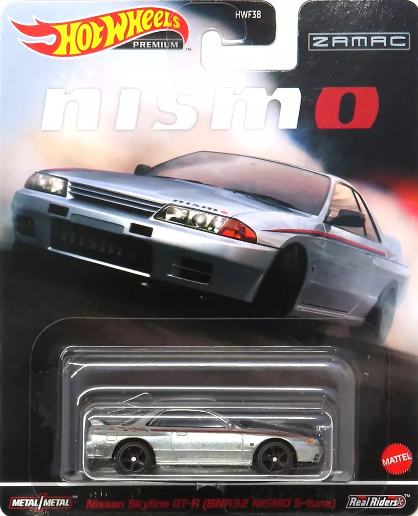 ミニカー HOTWHEELS GT-R R32 NISMO S-TUNE ZAMAC 1/64 Nissan Skyline GT-R BNR32 NISMO S-tune ZAMAC 