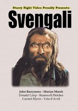 Svengali (DVD) Bramwell Fletcher Carmel Myers Donald Crisp John Barrymore