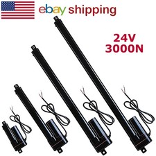 DC 24V Electric Linear Actuator Motor 3000N 660lb 2" 40" Heavy Duty Fast IP65