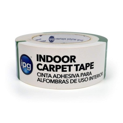 IPG Double-Sided Indoor Carpet Tape, 1.88'' x 36 yd x 36 yd, White 