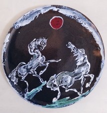 Umberto Ghersi Piatto Ceramiche Albisola cm 25