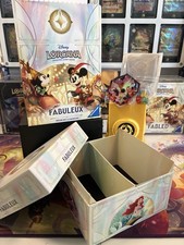 Disney Lorcana FRENCH Fabled Empty Trove Box, Lore Counter, Dice NO PACKS 