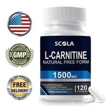 ACETYL L-CARNITINE 1500mg TABLETS Nervous System Health Antioxidant CAPSULES