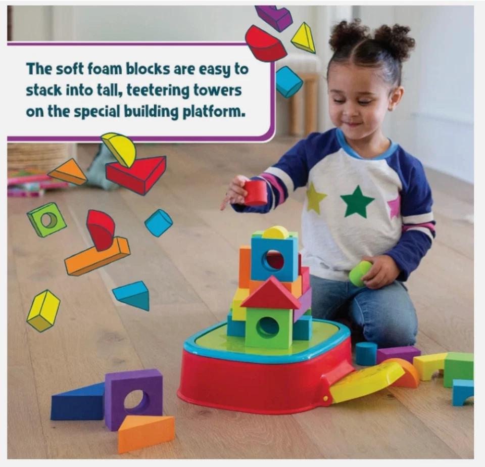 Mindware KaBlocks Blast 32 Foam Blocks, Building Platform Jumping Game Toy 3+ - Image 2 of 4