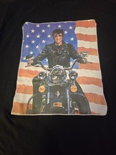 Elvis Presley US Steel Motorcycles Fort Lauderdale T Shirt Black XL