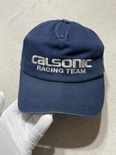 Calsonic Racing Team Hat Cap 93' Vintage Skyline Embroidered Japan