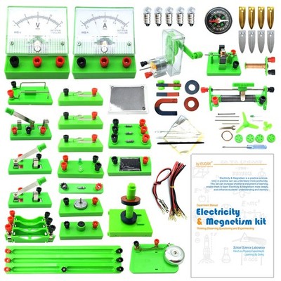 EUDAX School Physics Labs Basic Electricity Discovery Circuit Medium, Black 