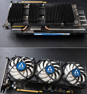 PNY NVIDIA GeForce RTX 2080 Ti Grafikkarte mit ARCTIC Accelero Xtreme IV